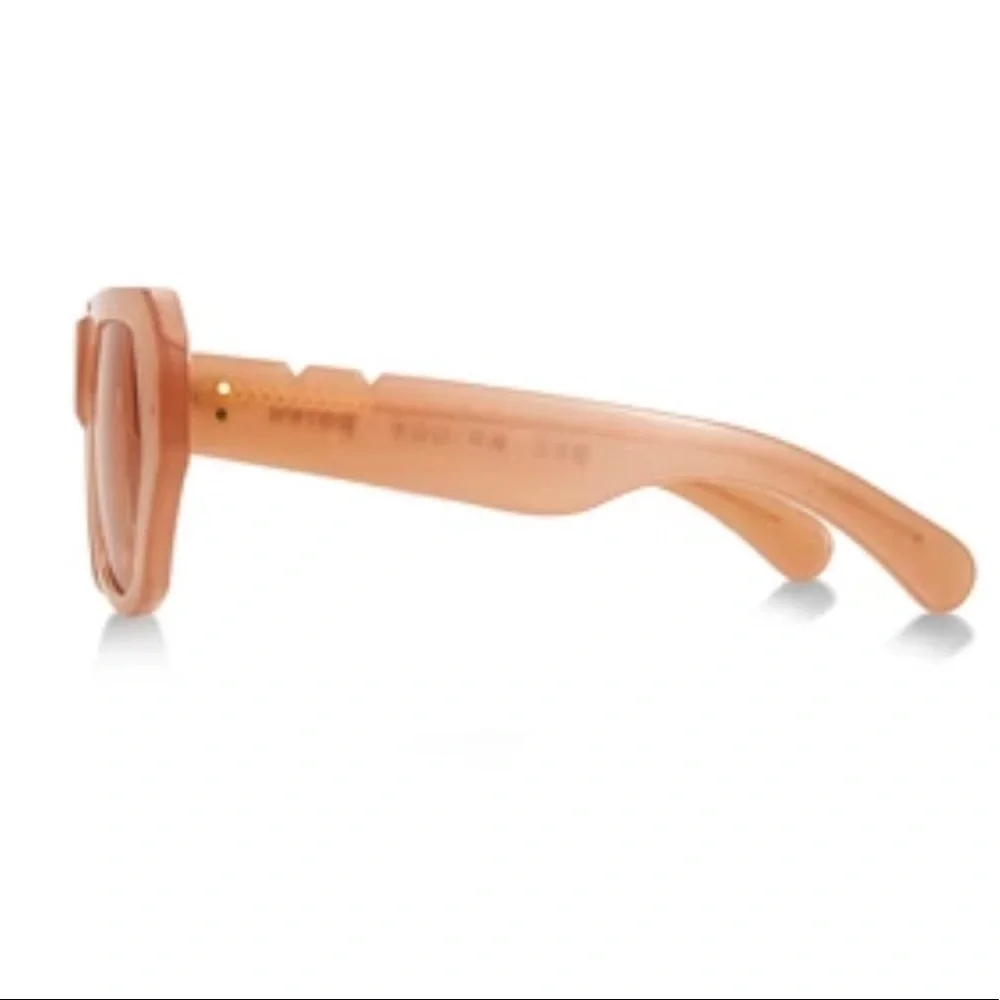 PARED BEC + BRIDGE BIG MAMMA SUNGLASSES PINK AMBER NWOT